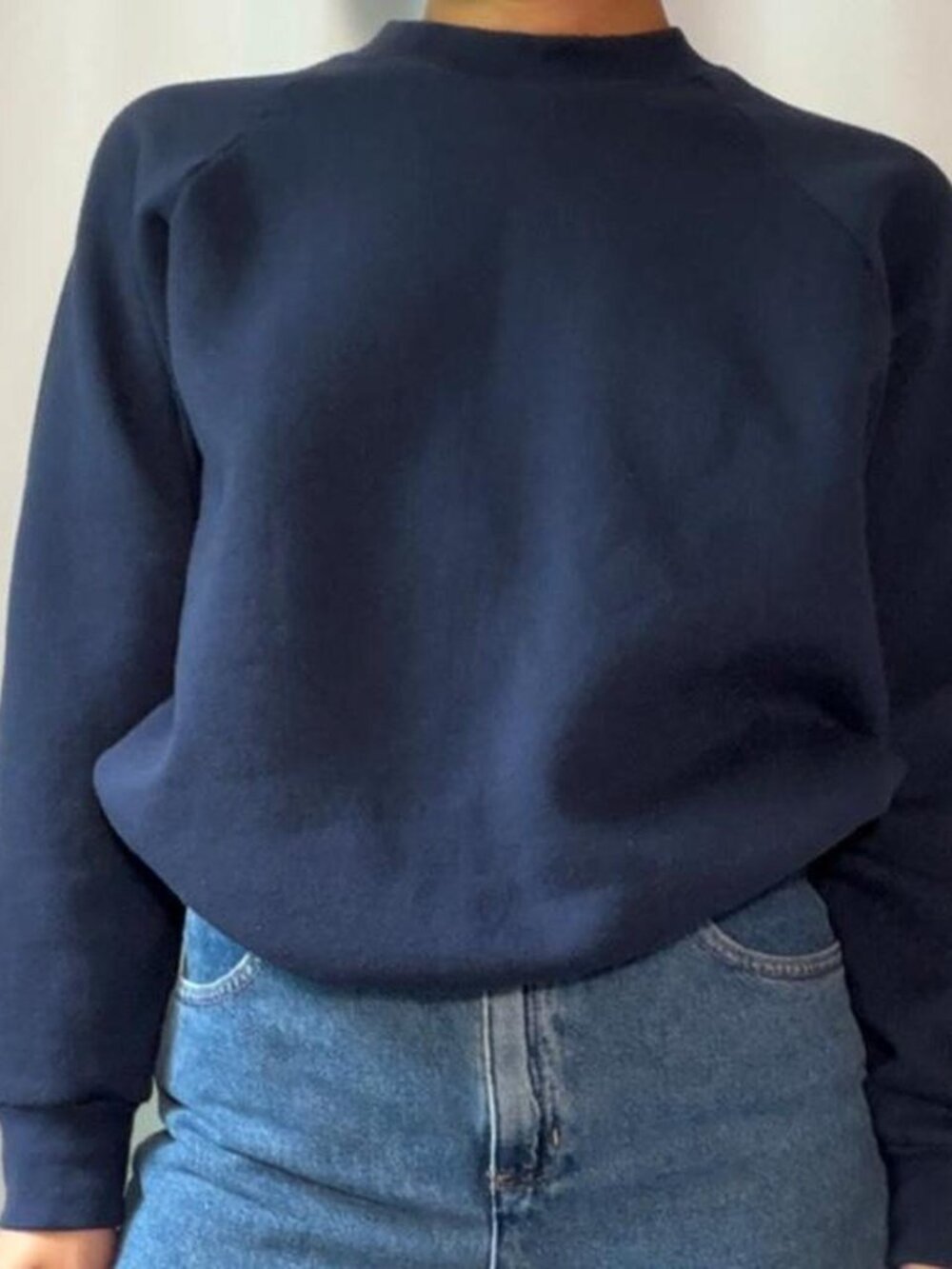 Vintage Fruit of the Loom navy sweatshirt